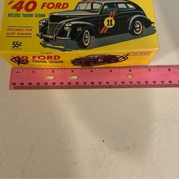 EMPTY📦 Vintage model car (1/32) cardboard box 1940 Ford Sedan car. - Picture 11 of 12